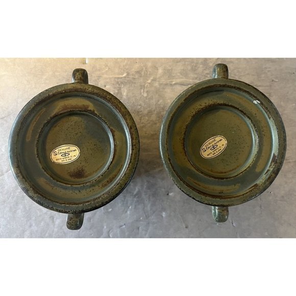 Vintage Genuine Stoneware Creative Decorative Co Inc Made in Japan Candleholders - Picture 6 of 11